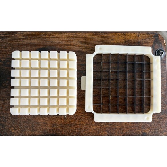 Electric French Fry Cutter Replacement Blade Assembly Pusher Block 1/4" 3/8" - Picture 4 of 9